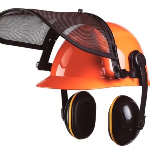 Kit Roçador Camper Com Capacete Avant Rotor + Protetor Facial Malha de aço + Abafador Kit 3X1 Completo CA 34414 - 800322