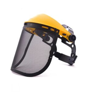Suporte Facial com Catraca Camper + Viseira Malha de Aço 8x12 Camper - 800342 (Kit Roçador)